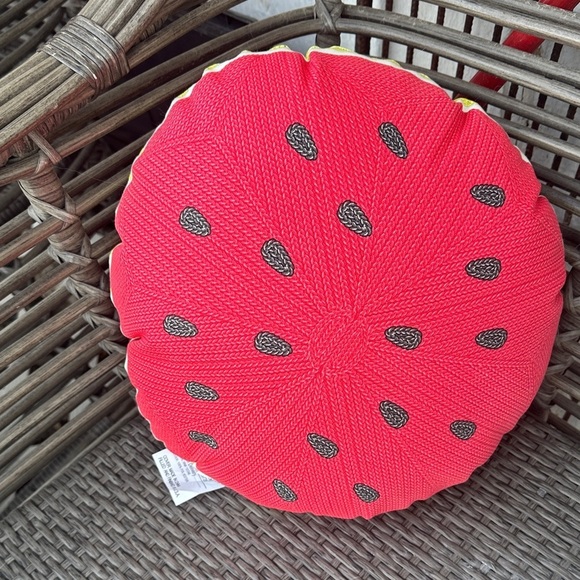 Other - Watermelon print outdoor cushions. New! Price for one but 6 available!
